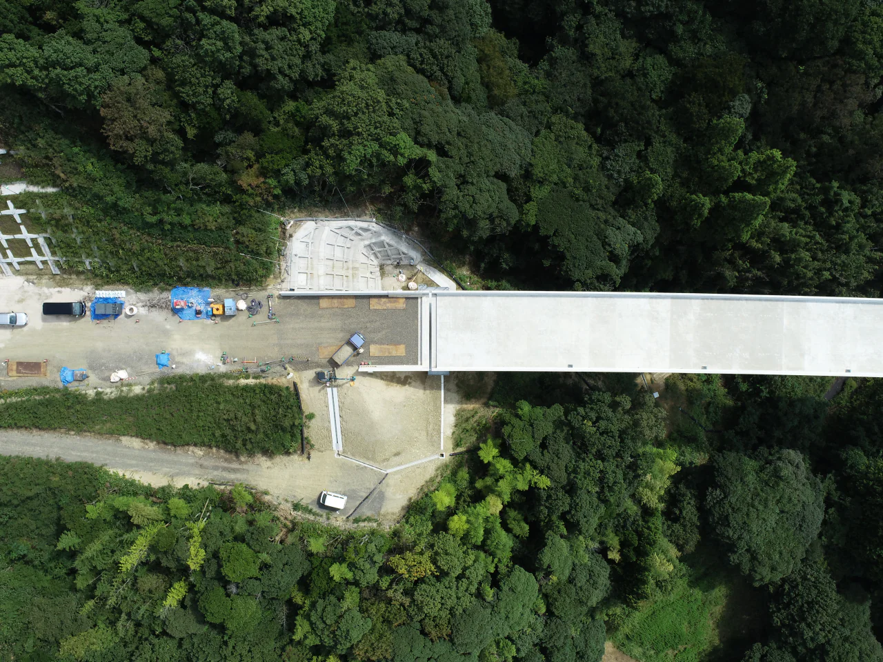 令和3年度湖陵多伎道路二部地区法面工事