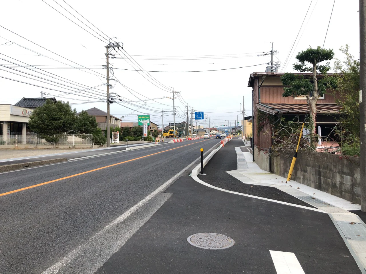 国道９号直江交差点改良工事