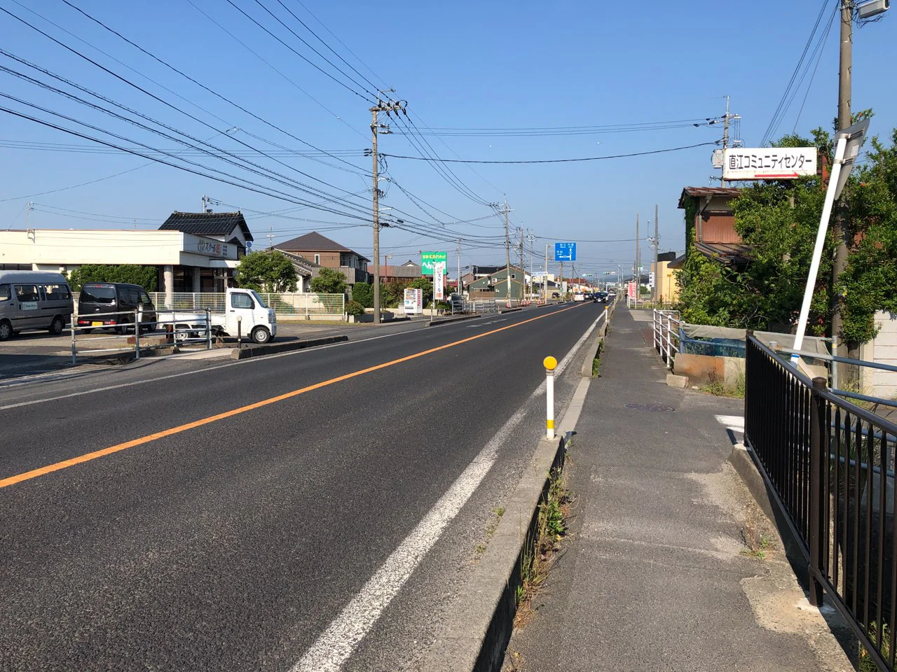 国道９号直江交差点改良工事