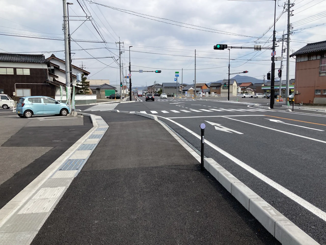 国道９号直江交差点改良工事