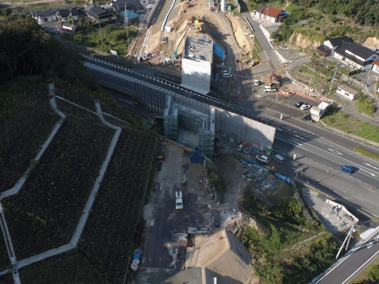 大田静間道路久手高架橋下部工事