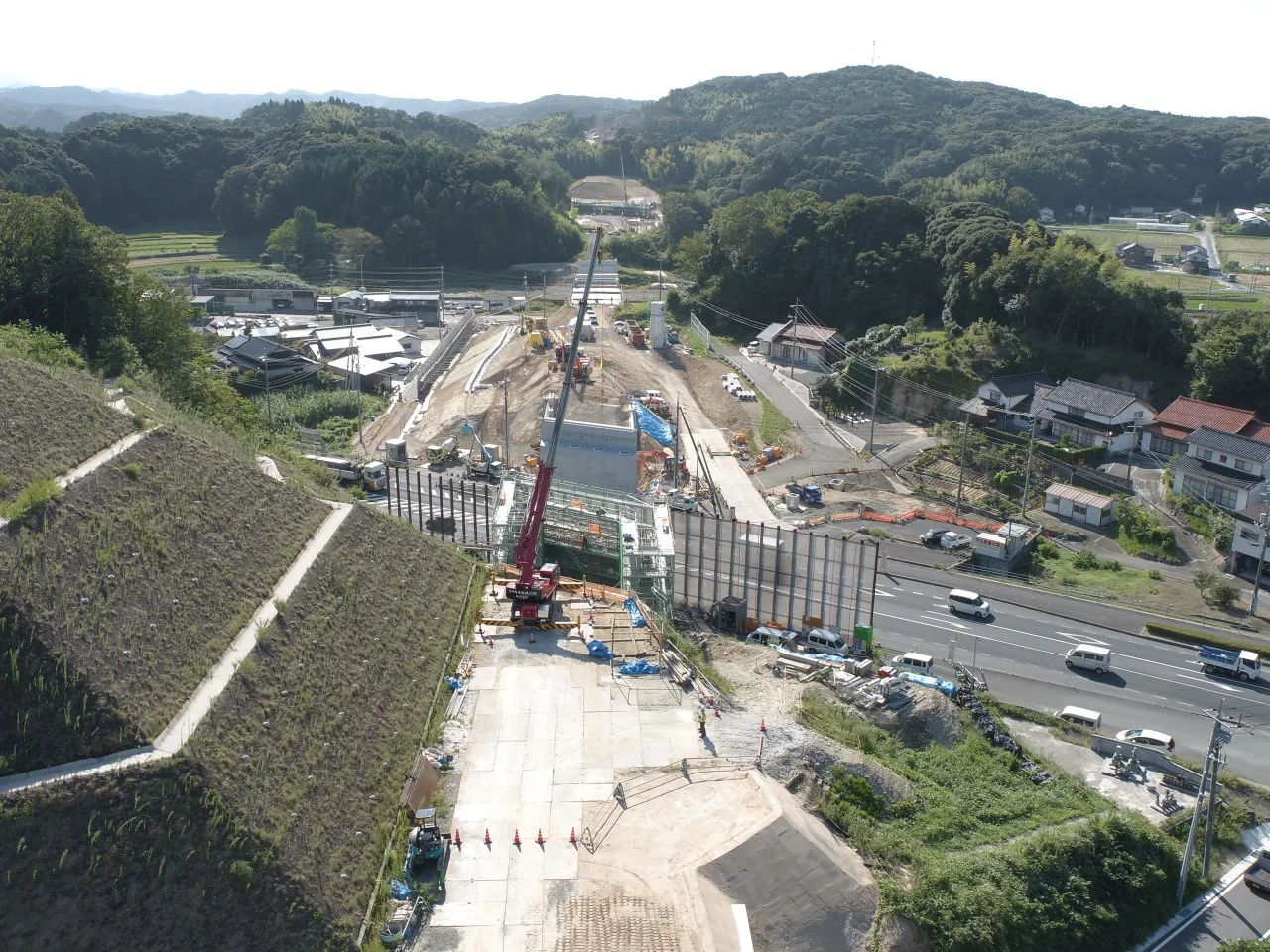 大田静間道路久手高架橋下部工事