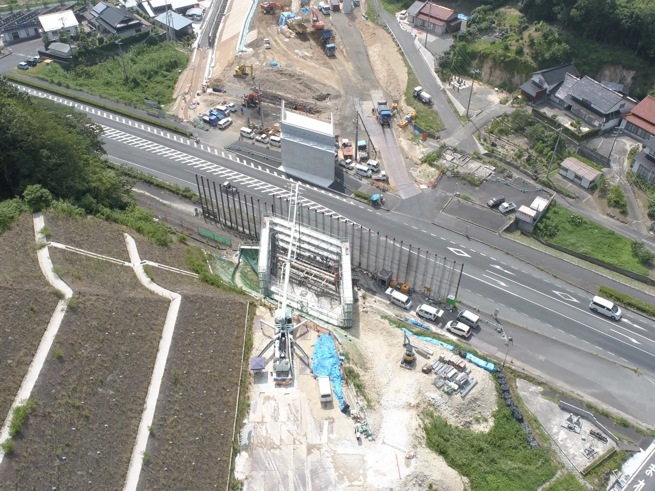 大田静間道路久手高架橋下部工事