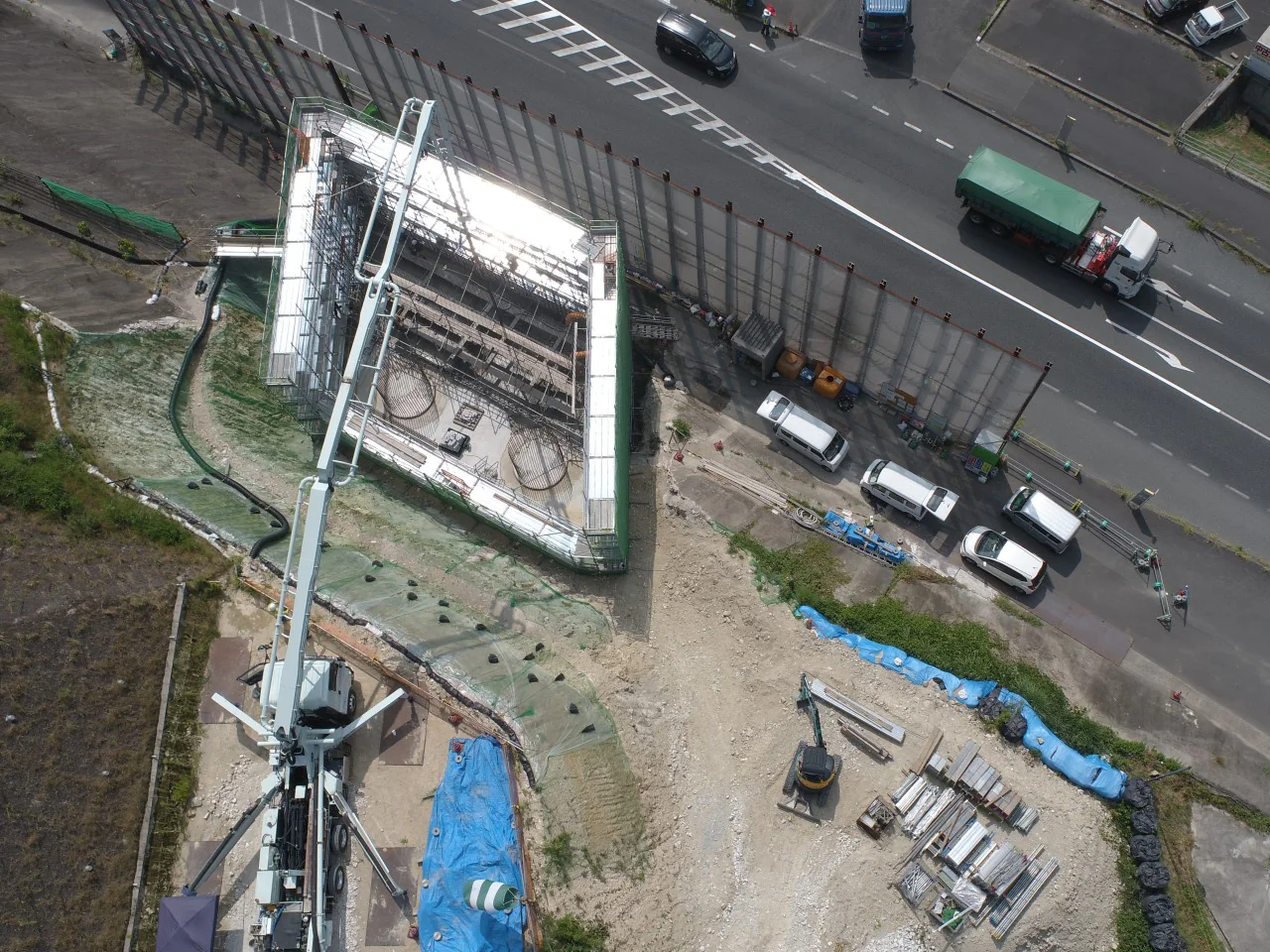 大田静間道路久手高架橋下部工事