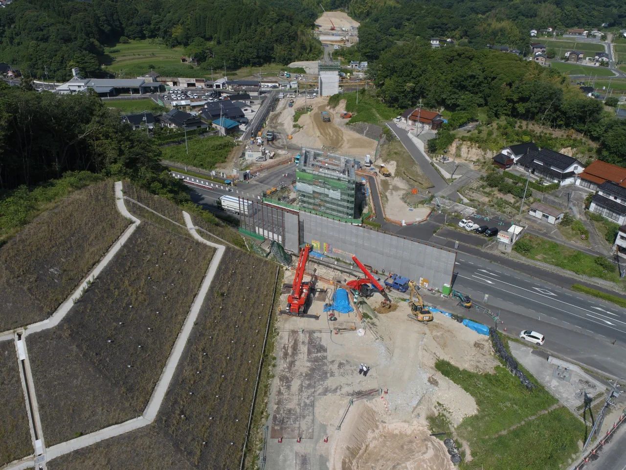 大田静間道路久手高架橋下部工事