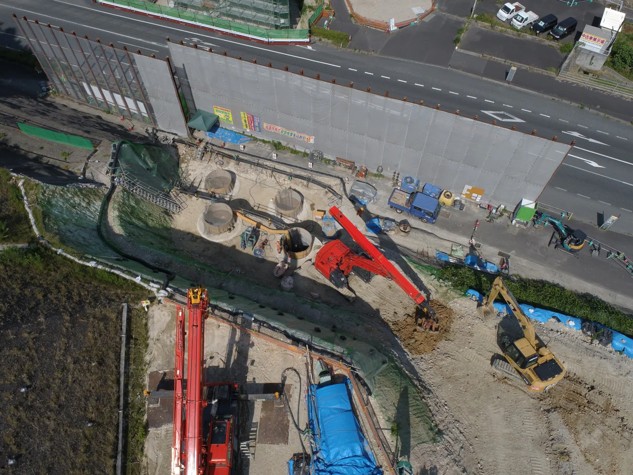 大田静間道路久手高架橋下部工事