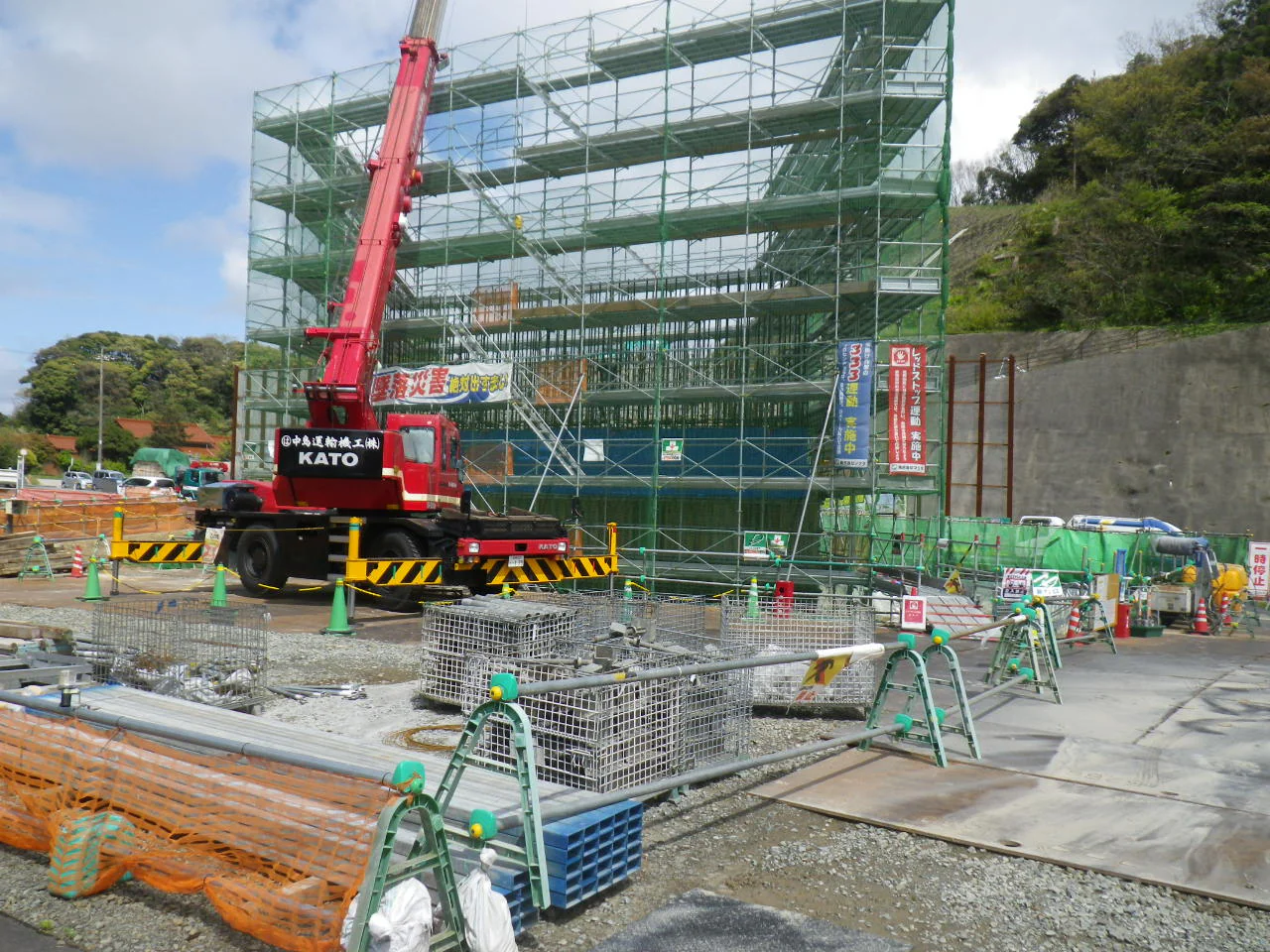 大田静間道路久手高架橋下部工事