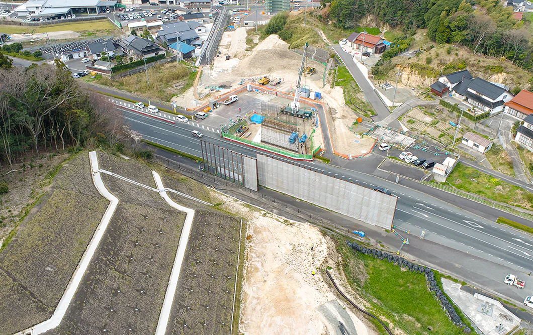 大田静間道路久手高架橋下部工事