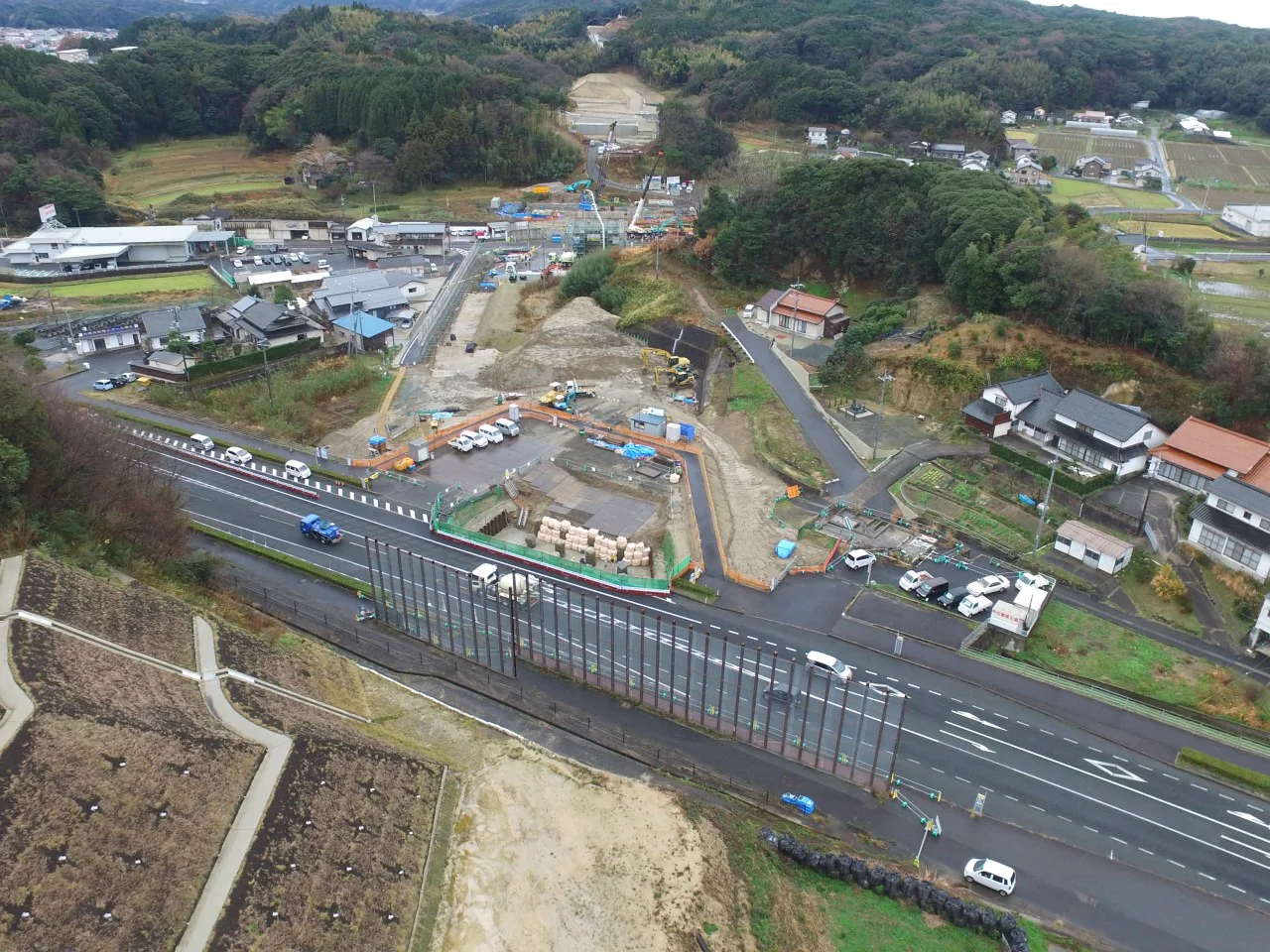 大田静間道路久手高架橋下部工事