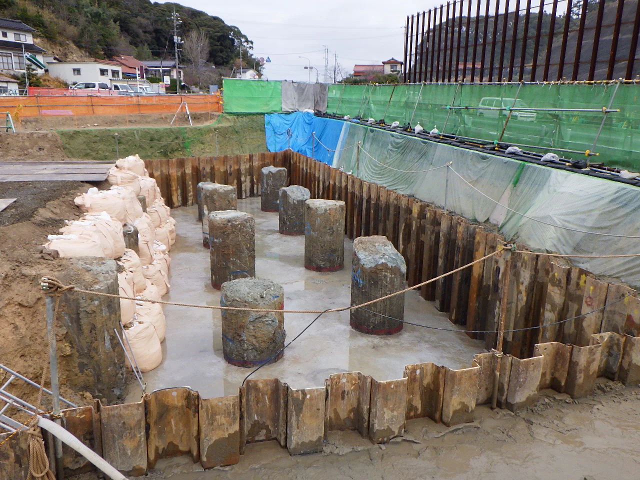 大田静間道路久手高架橋下部工事