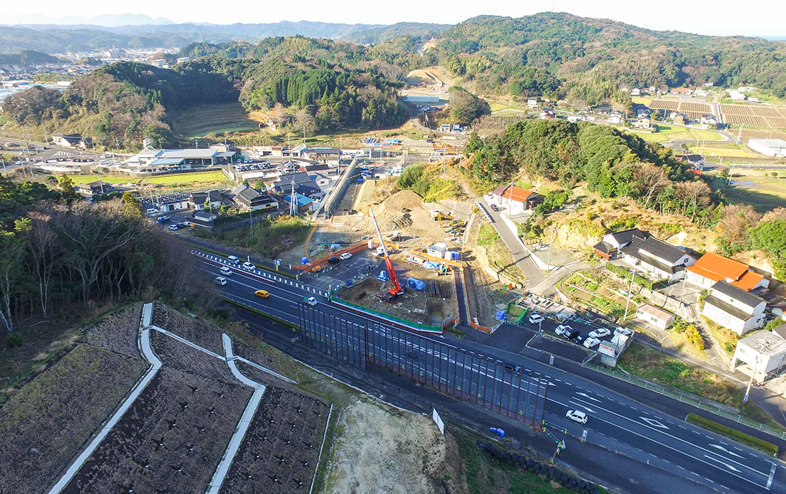 大田静間道路久手高架橋下部工事