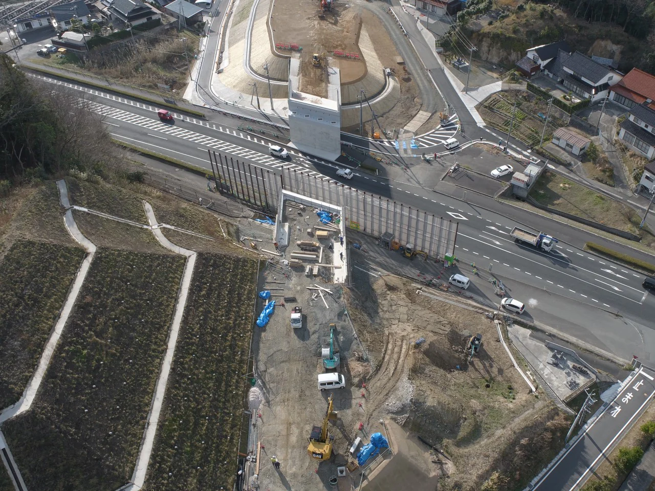 大田静間道路久手高架橋下部工事