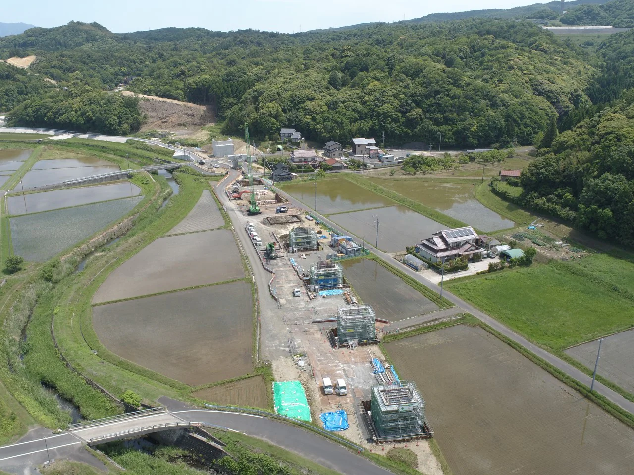 出雲湖陵道路常楽寺第２高架橋下部第４工事