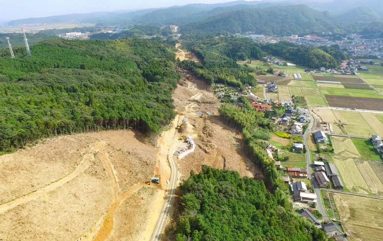 大田静間道路長久地区改良第２工事