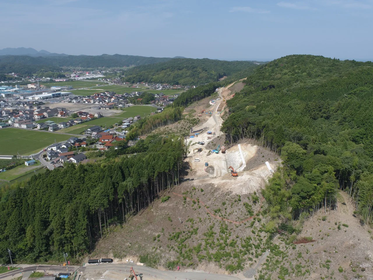 大田静間道路長久地区改良第２工事