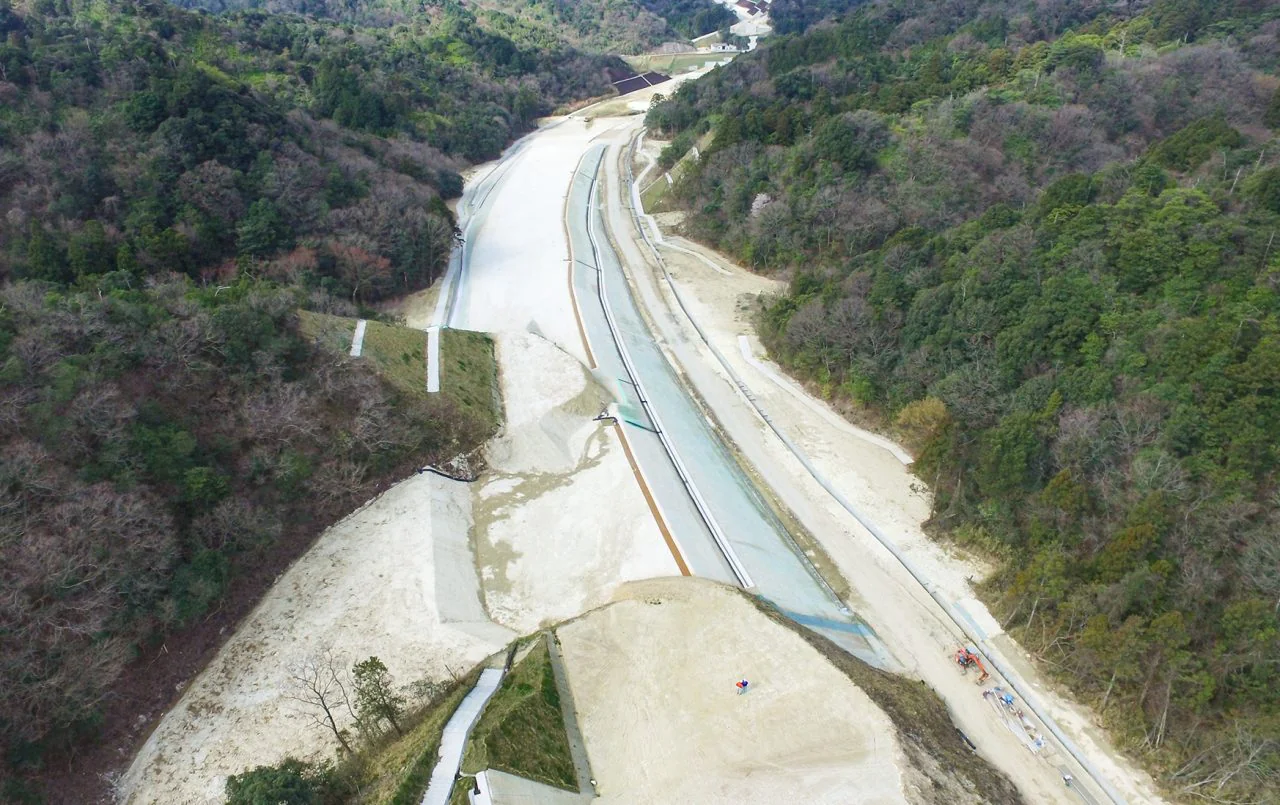 朝山大田道路波根地区改良第7工事