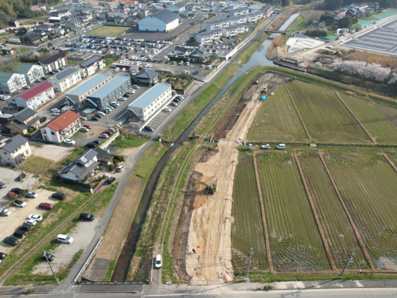 Ｒ4斐川2459号線道路改良工事
