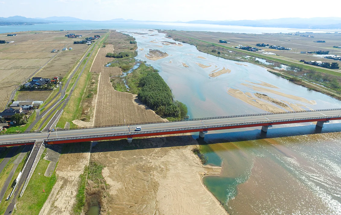 斐伊川掘削外工事