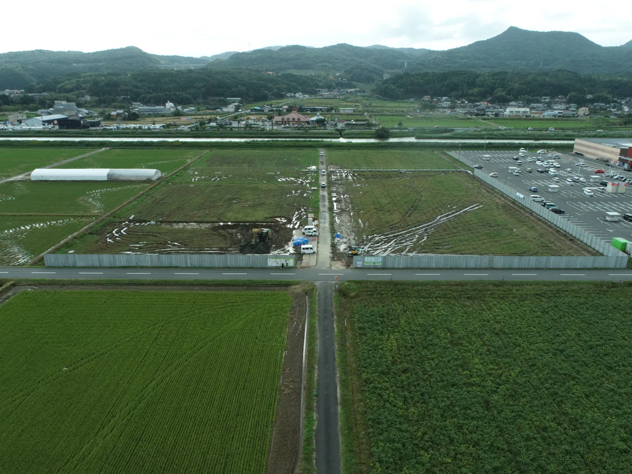 出雲空港周辺家屋移転先に係る第1期造成工事