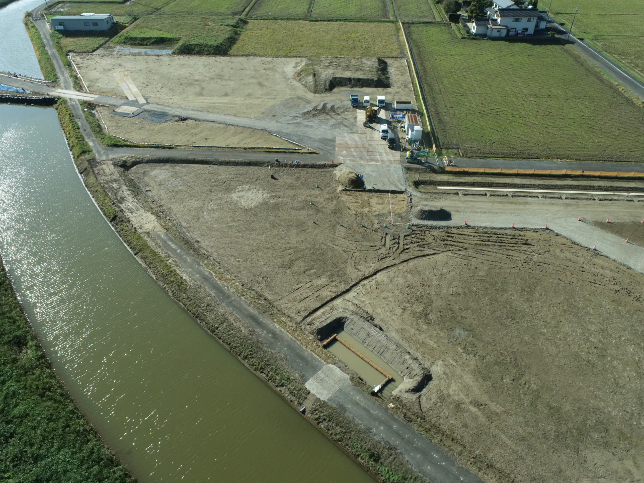 令和6年度 水利施設等保全高度化事業湖岸北地区 排水機場造成工事（その２）