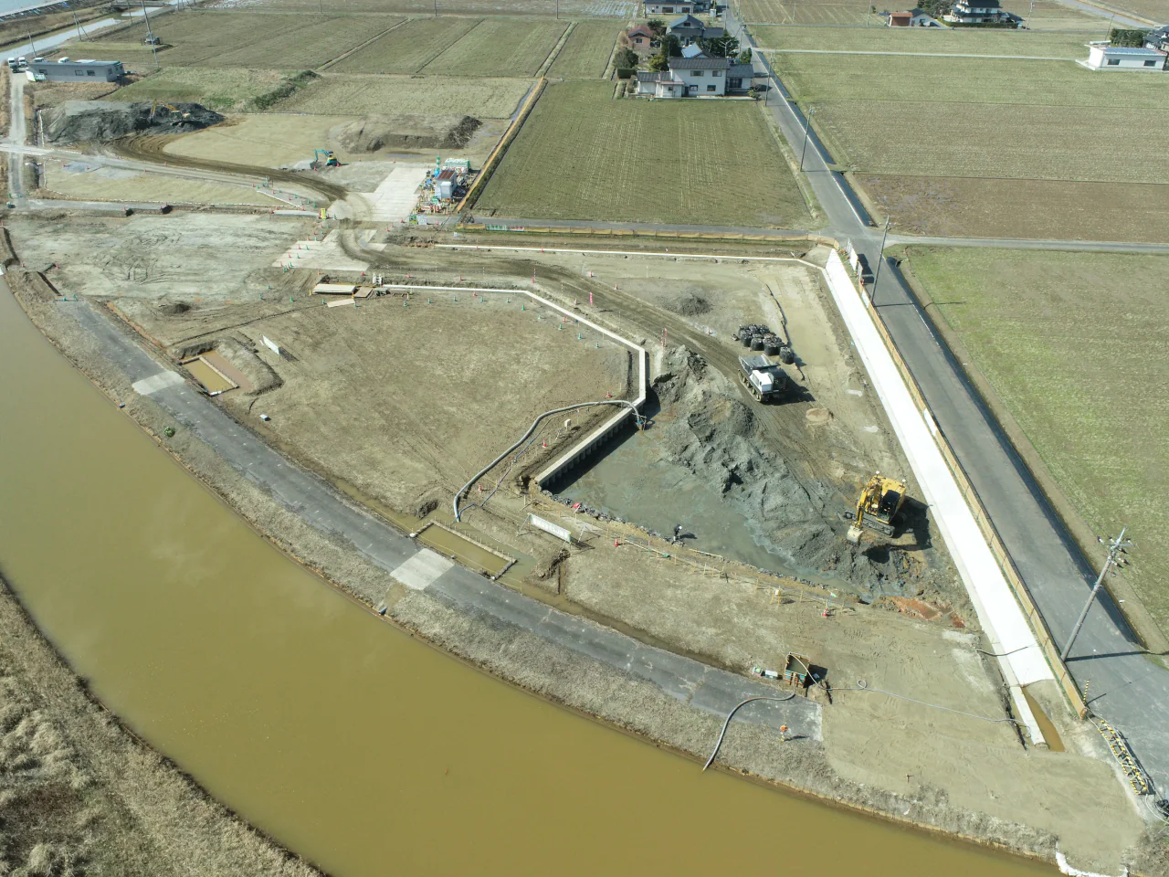 令和6年度 水利施設等保全高度化事業湖岸北地区 排水機場造成工事（その２）