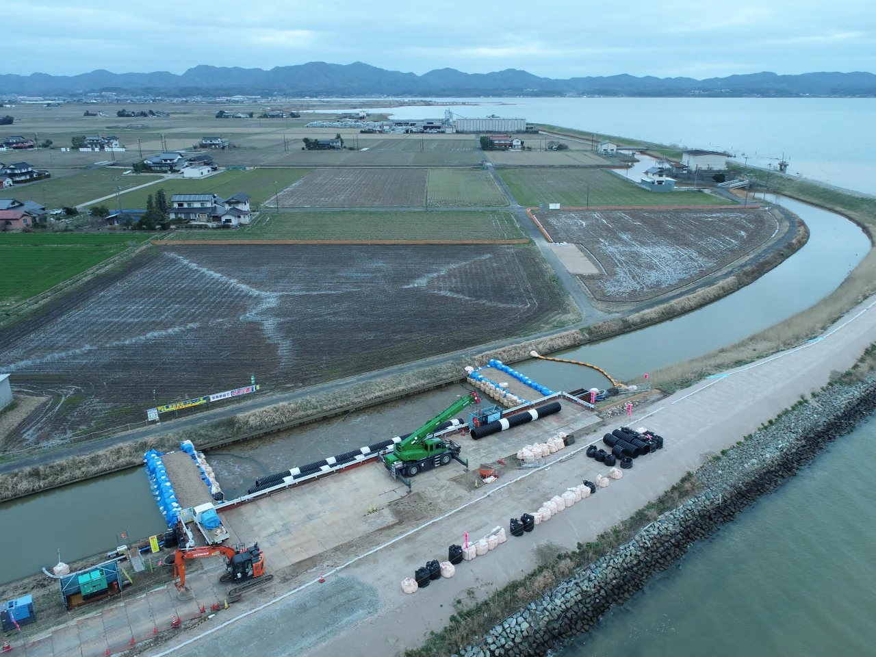 令和5年度 水利施設等保全高度化事業湖岸北地区 排水機場造成工事（その1）