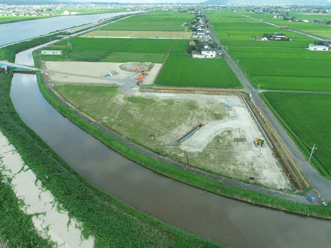令和5年度 水利施設等保全高度化事業湖岸北地区 排水機場造成工事（その1）