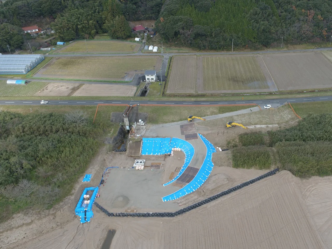 令和元年度県営農地耕作条件改善事業斐川下阿宮地区取水施設整備（その４）工事