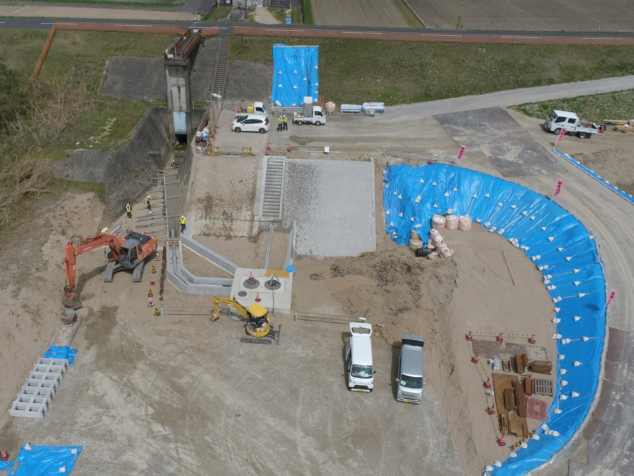 令和元年度県営農地耕作条件改善事業斐川下阿宮地区取水施設整備（その４）工事