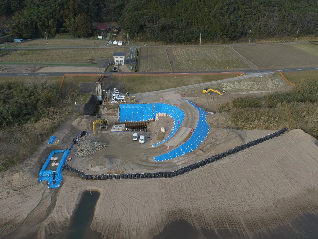 令和元年度県営農地耕作条件改善事業斐川下阿宮地区取水施設整備（その４）工事