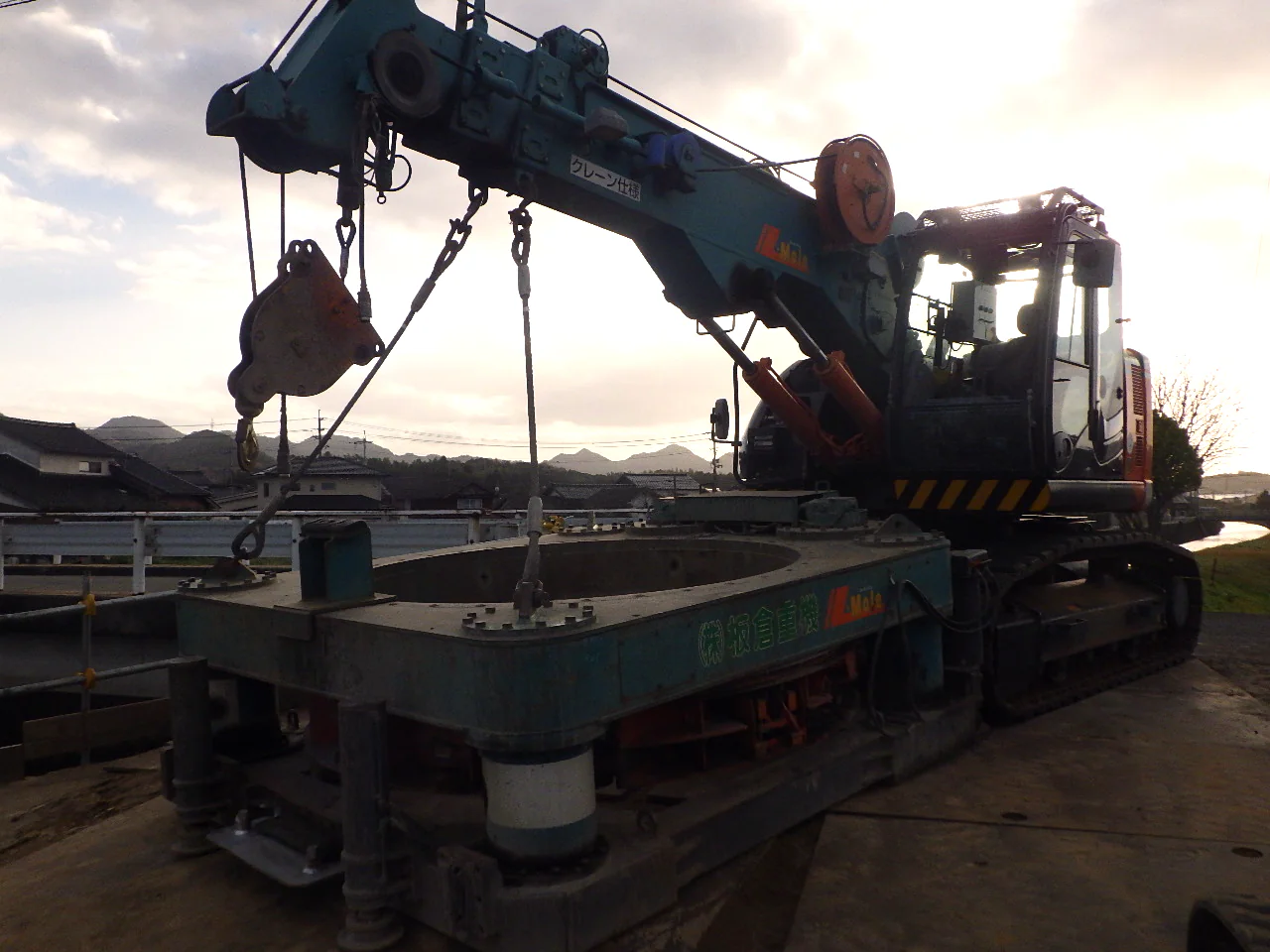 新石川（松原橋付近）排水管河川横断工事