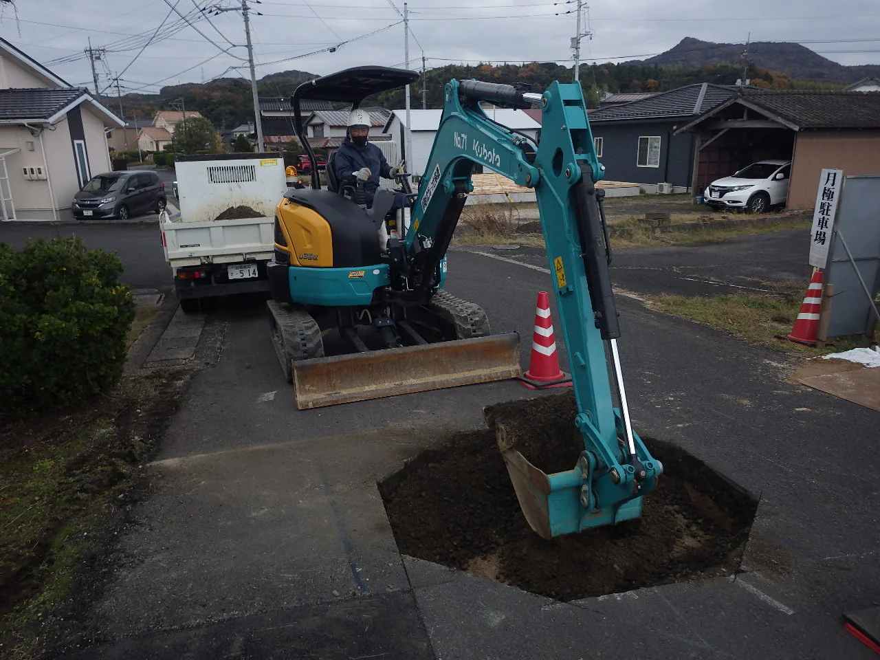 新石川（松原橋付近）排水管河川横断工事