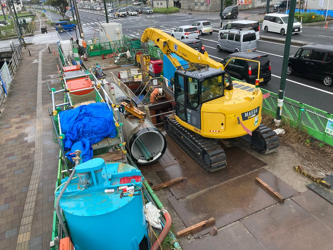 国道9号姫原西交差点～消防本部北交差点配水本管布設工事