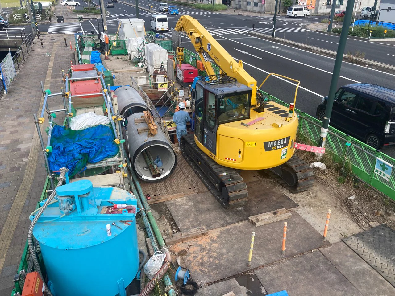 国道9号姫原西交差点～消防本部北交差点配水本管布設工事