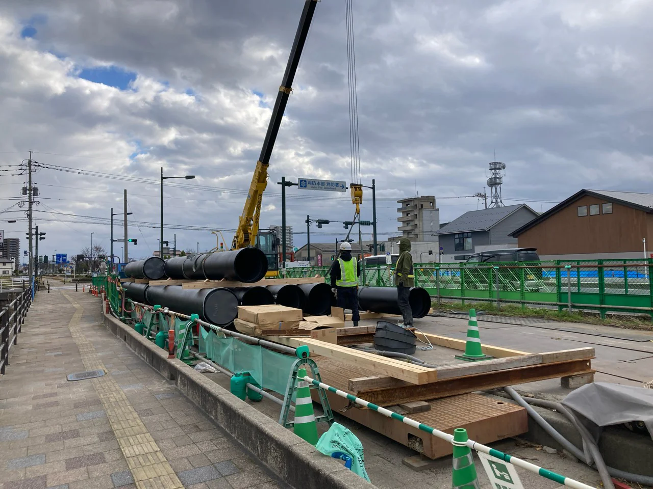 国道9号姫原西交差点～消防本部北交差点配水本管布設工事