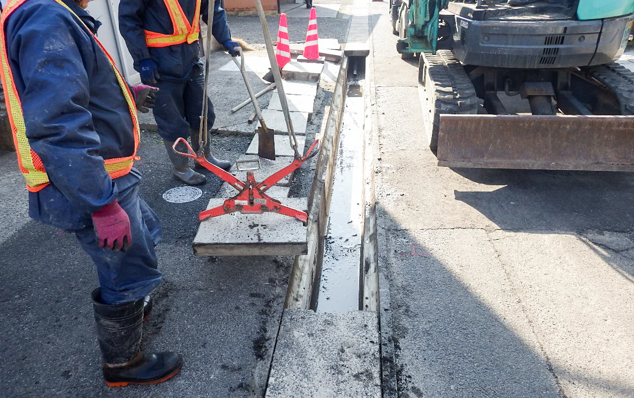 （支）白枝町ひばりヶ丘西公園西配水管布設工事