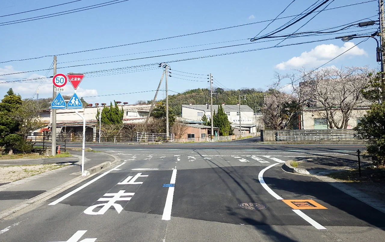 国道５４号配水管推進工事