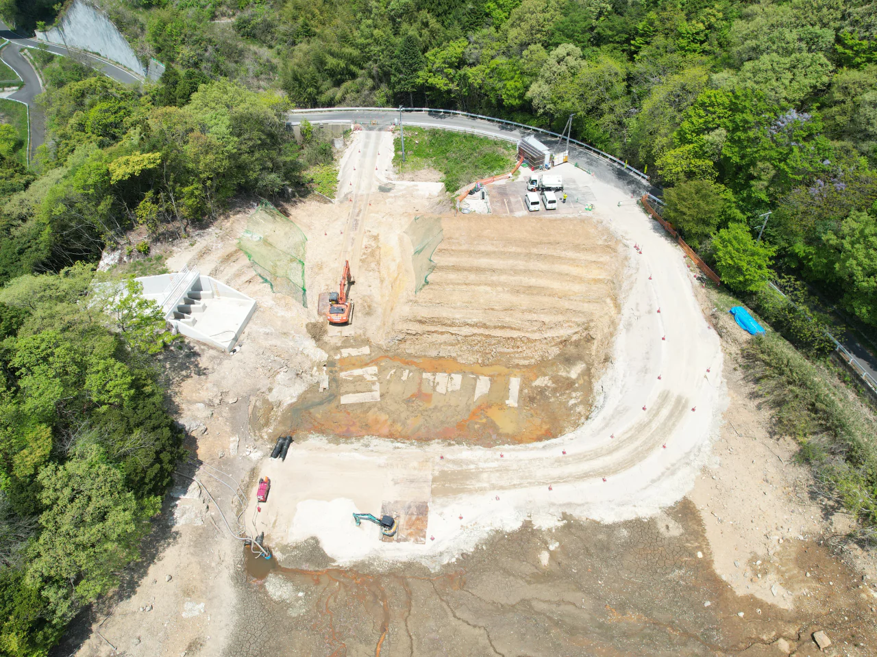 令和６年度 農村地域防災減災事業（ため池整備） 鳴滝地区 ため池改修（その２）工事