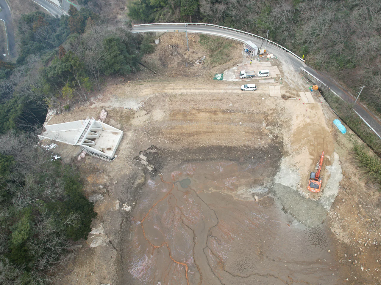 令和６年度 農村地域防災減災事業（ため池整備） 鳴滝地区 ため池改修（その２）工事