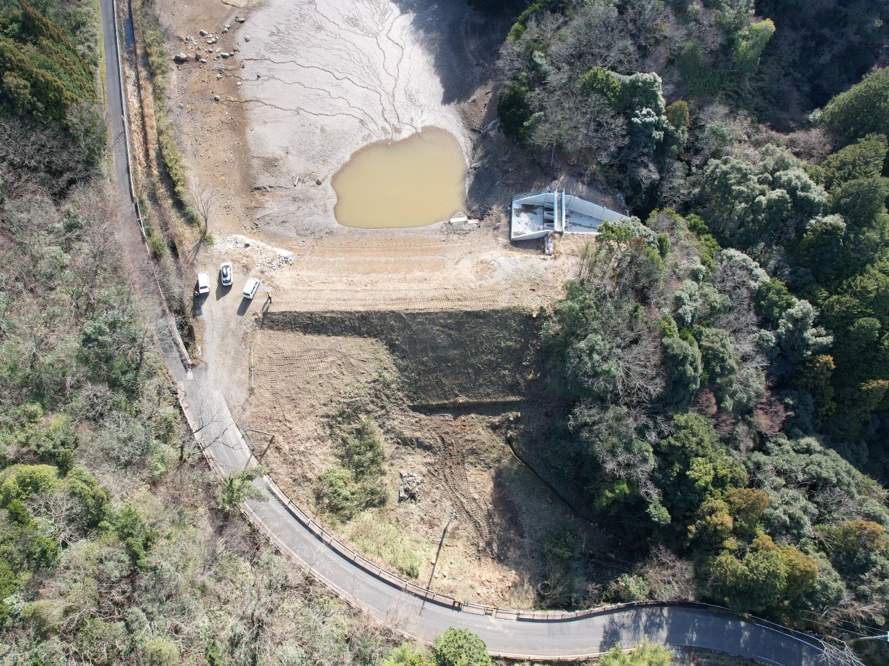 令和６年度 農村地域防災減災事業（ため池整備） 鳴滝地区 ため池改修（その２）工事