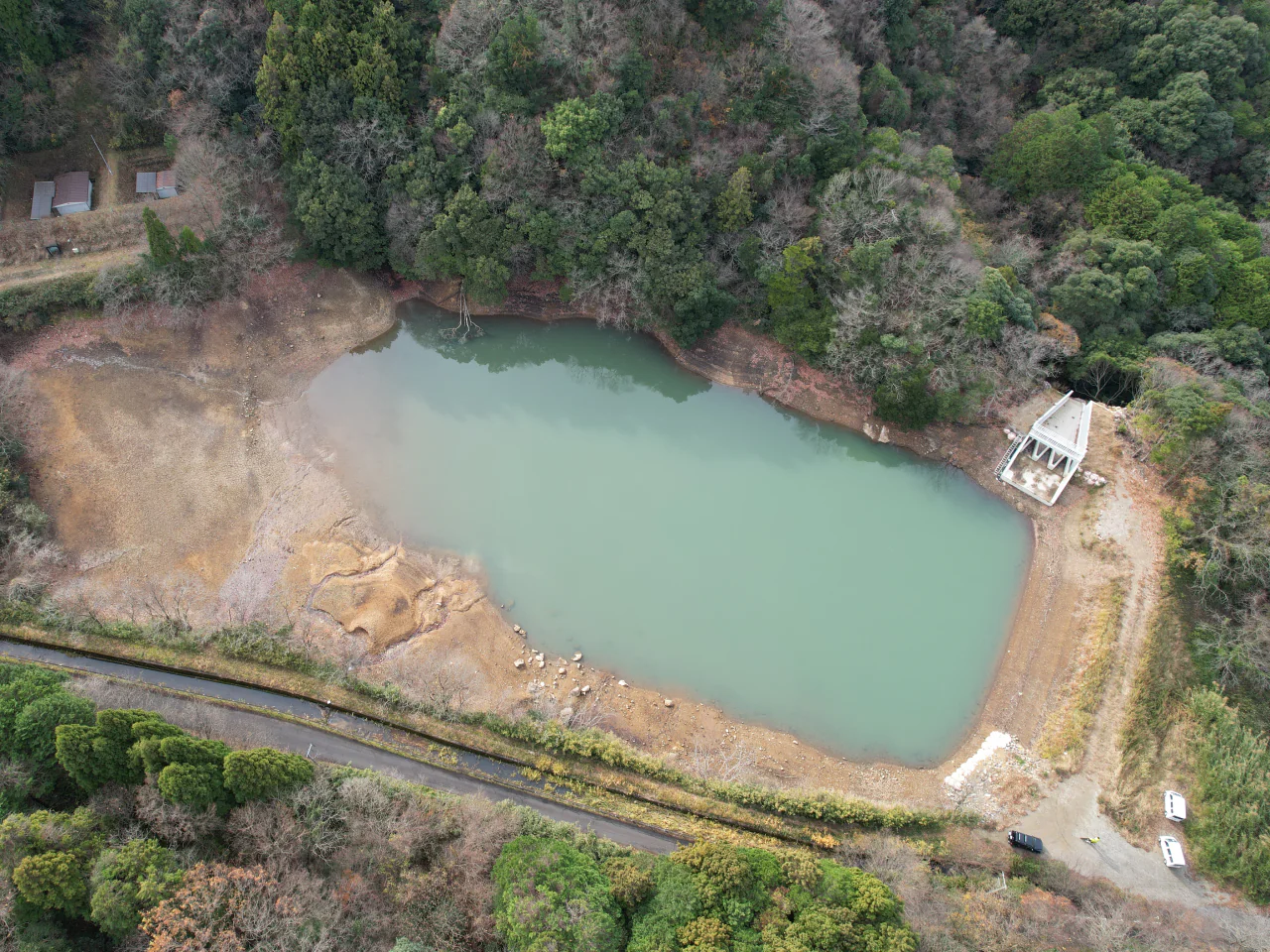 令和６年度 農村地域防災減災事業（ため池整備） 鳴滝地区 ため池改修（その２）工事