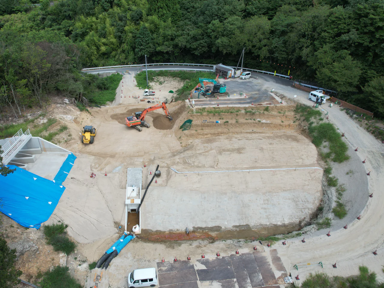 令和６年度 農村地域防災減災事業（ため池整備） 鳴滝地区 ため池改修（その２）工事