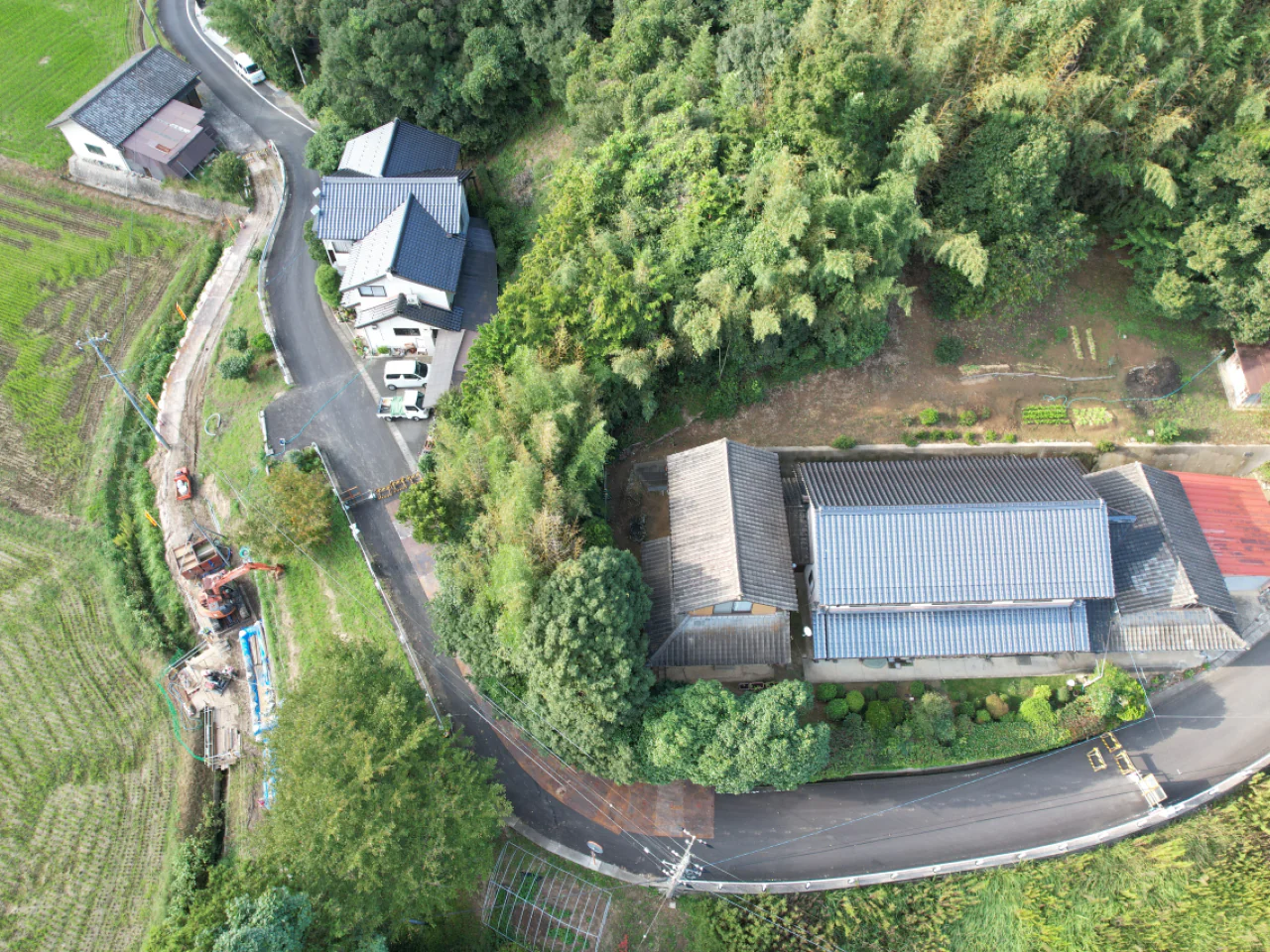 令和5年度 地すべり防止事業（多久地区）外 山腹工事