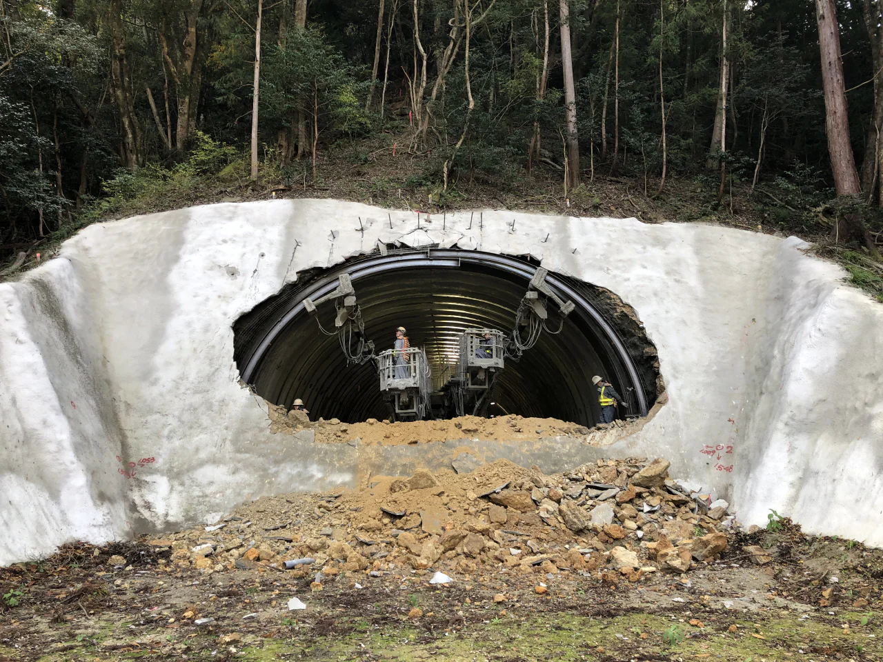 （一）斐川上島線（武部２工区）総合交付金（改築）(仮称）武部トンネル工事