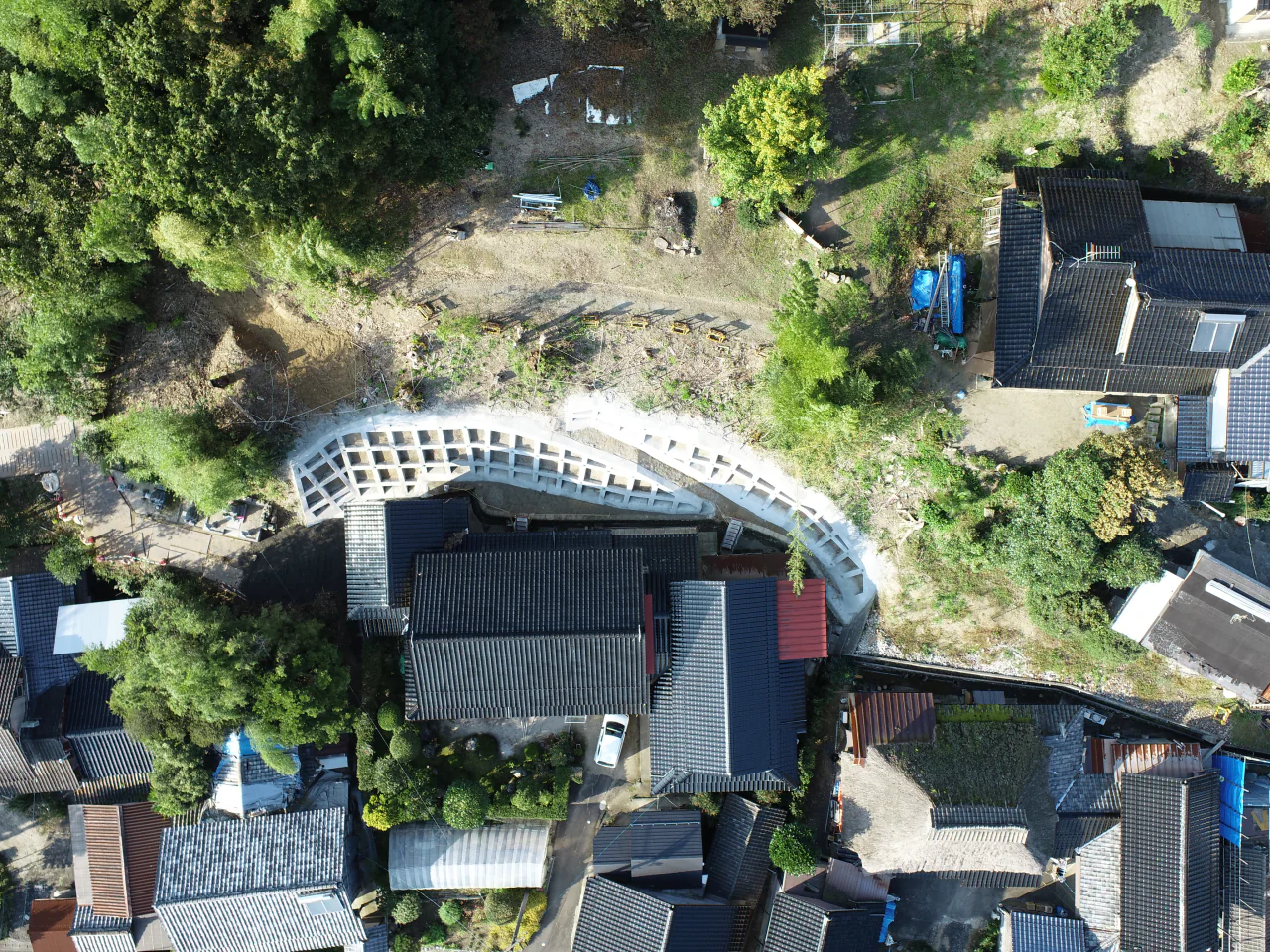 令和3年度地すべり防止事業（多久4ブロック）山腹工事