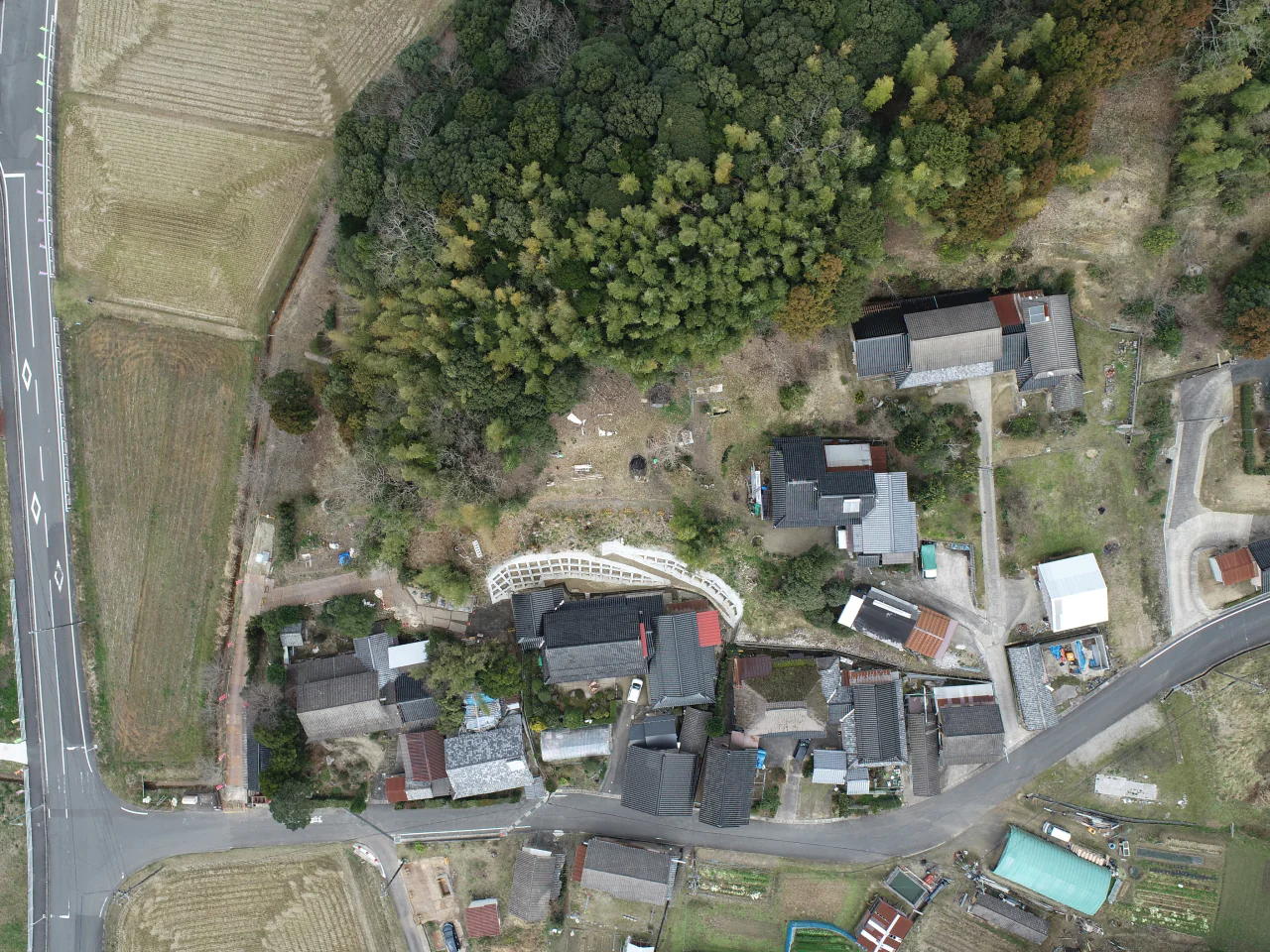 令和3年度地すべり防止事業（多久4ブロック）山腹工事