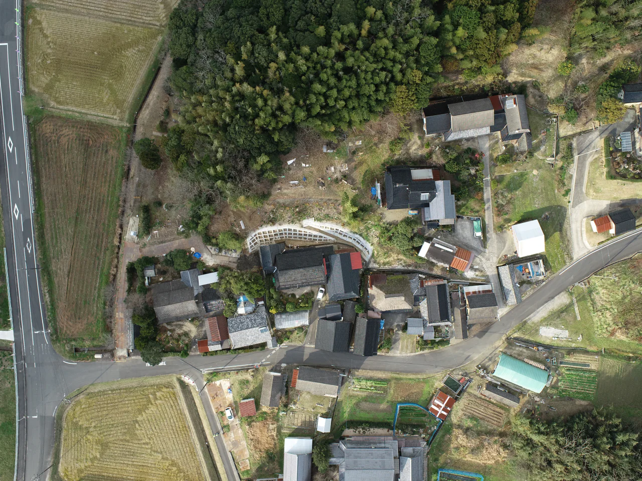 令和3年度地すべり防止事業（多久4ブロック）山腹工事