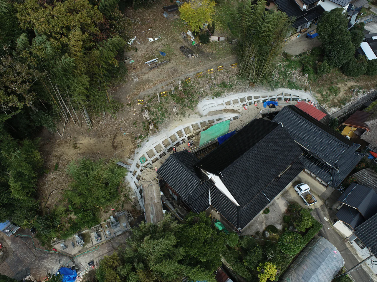 令和3年度地すべり防止事業（多久4ブロック）山腹工事