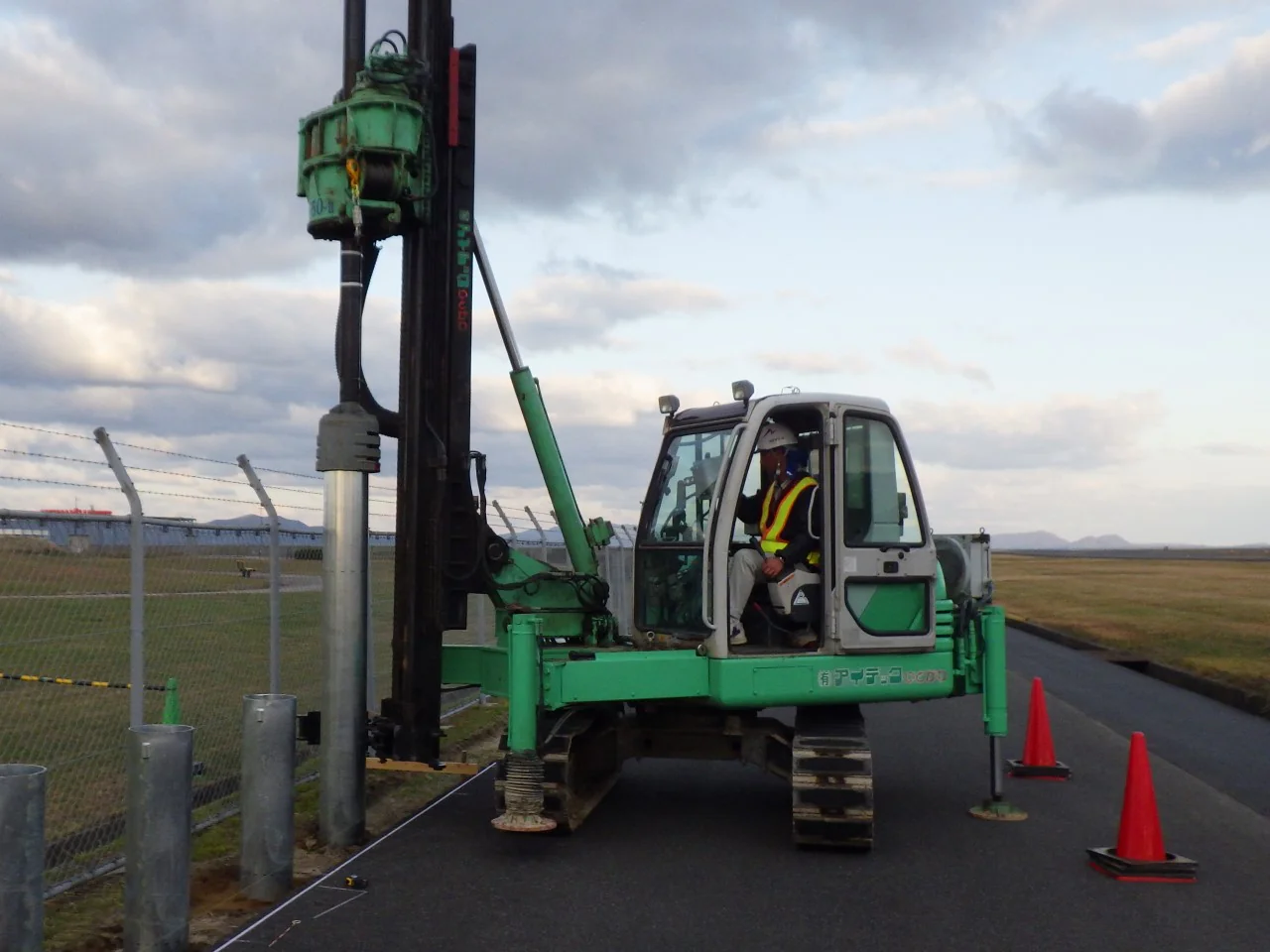 出雲空港車両進入防止施設設置工事第１期