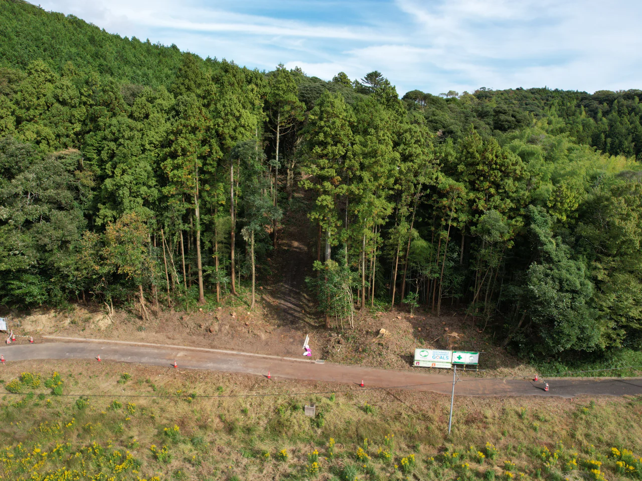 令和6年度 地すべり防止事業（多久1ブロック）山腹工事